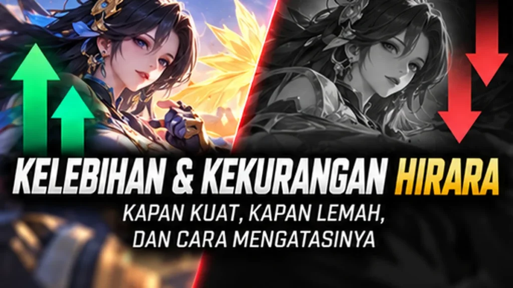 Ilustrasi konsep karakter kustom Hirara untuk artikel kelebihan kekurangan